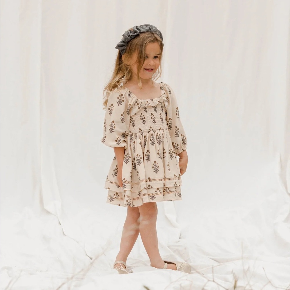 Noralee Elodie Dress in Poppy 4T